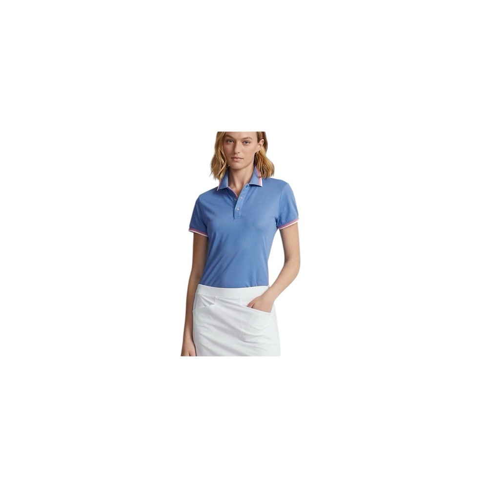 RLX Ralph Lauren Golf Polo Shirt Woman's Size Small Short Sleeve Blue